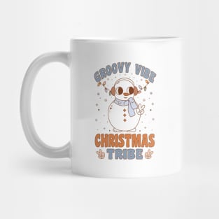 Groovy Vibe Christmas Tribe - Christmas Family Mug